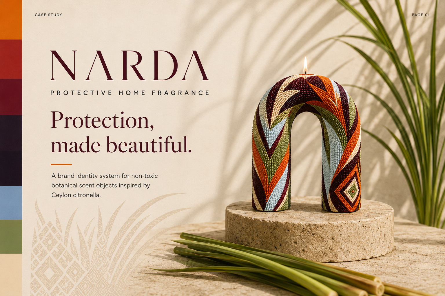Narda — Page 01, case-study cover
