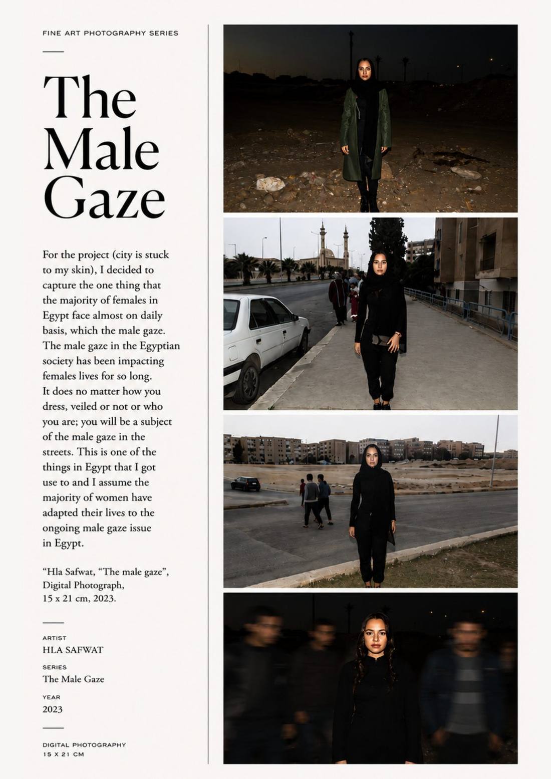 The Male Gaze — fine art photography series, 2023