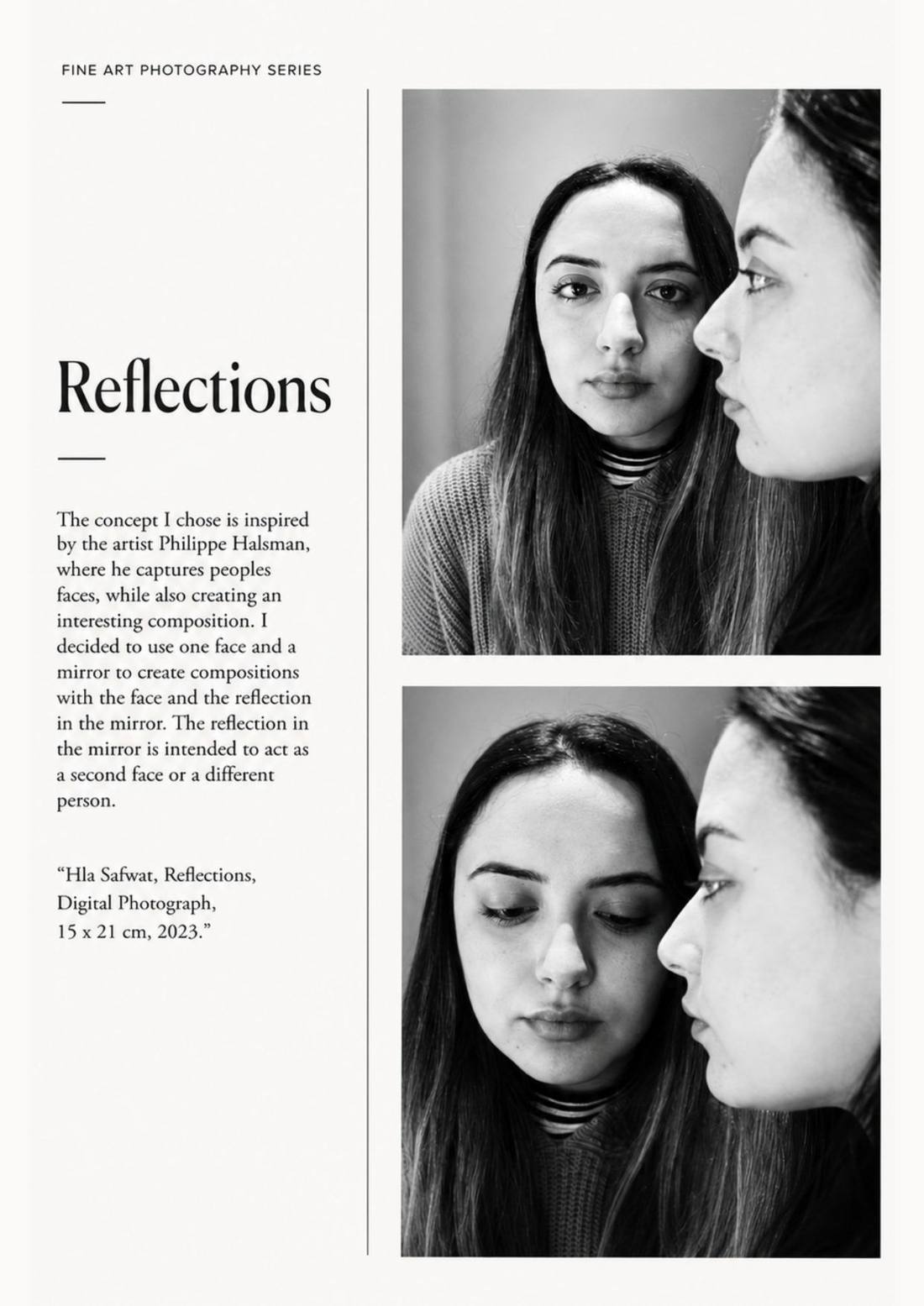 Reflections — fine art photography series, 2023