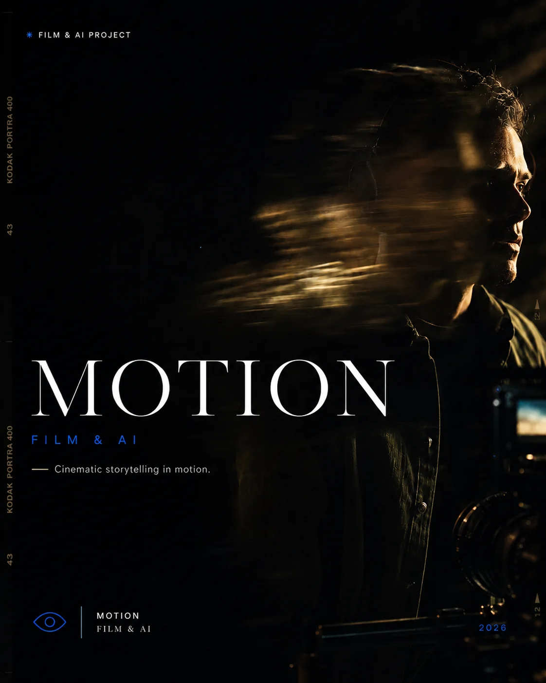 Motion, film and AI portfolio cover